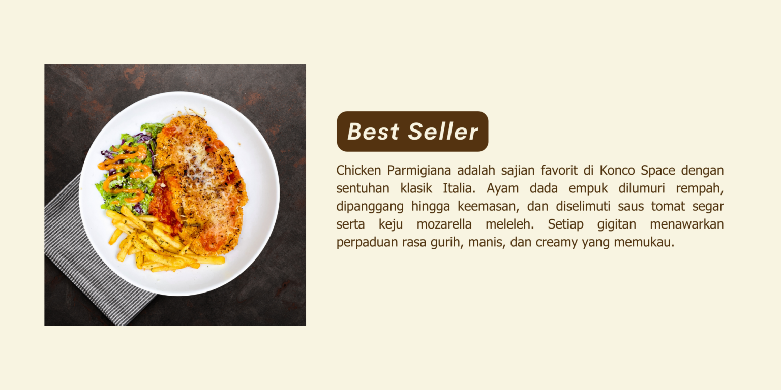 BEST SELLER - CHICKEN PARMIGIANA